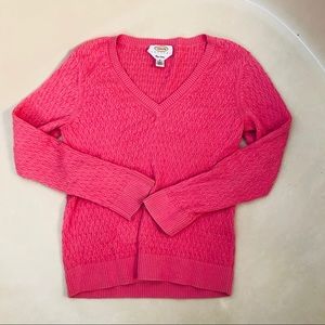 Talbots pink petite sweater